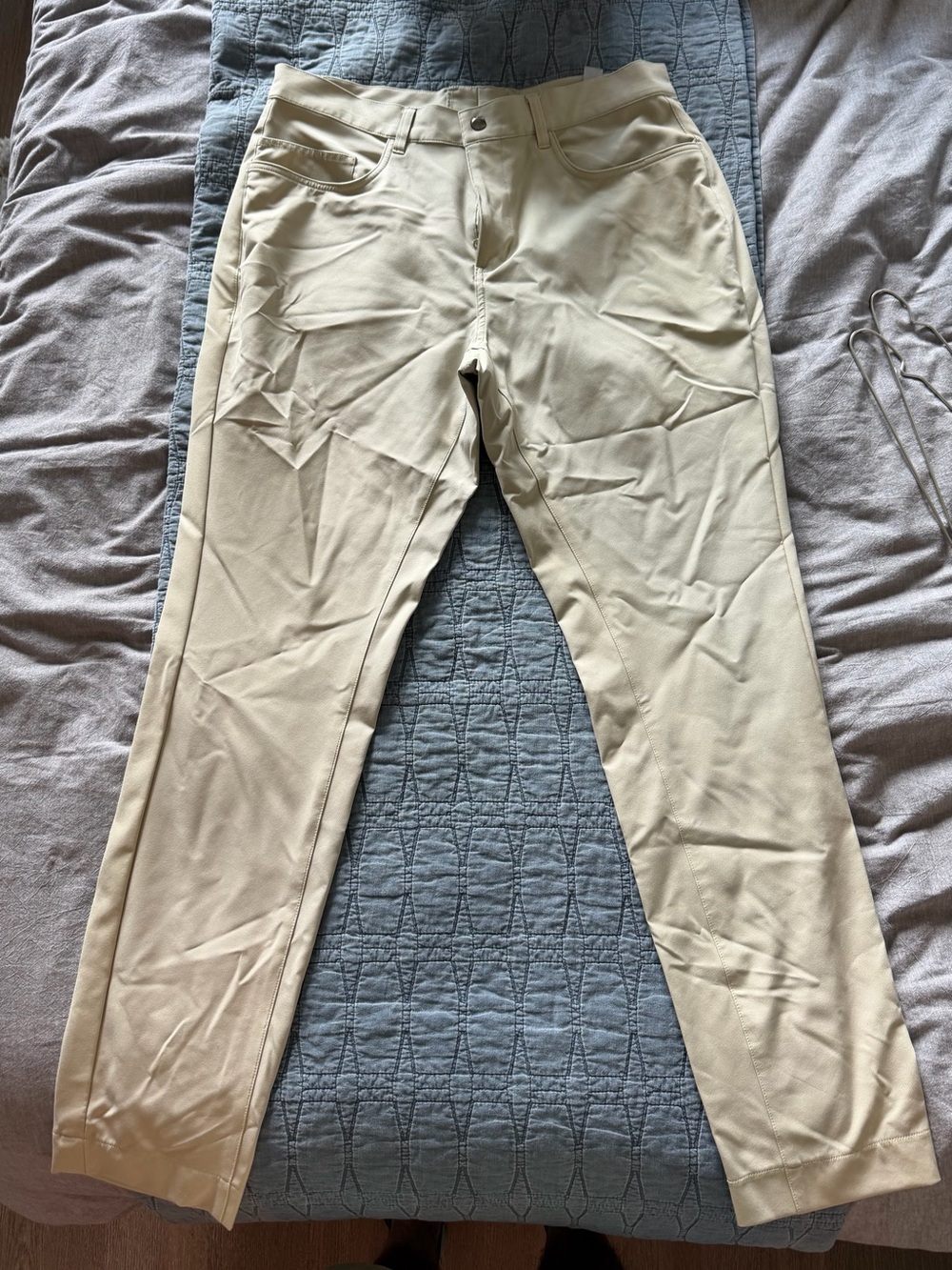 Men's Beige Dress Pants – slim Fit